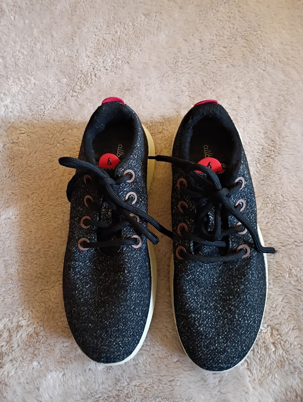 Allbirds Wool Runner Mizzles Water Repellent Sneakers in Black Size 10